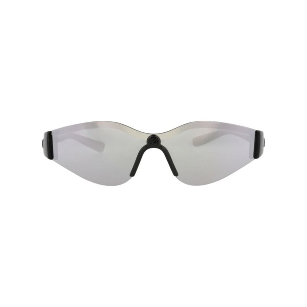 Gucci Shield-Frame Injection Sunglasses Black Womens
